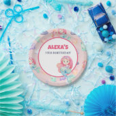 Mermaid Under the Sea Birthday Papieren Bordje (Feest)