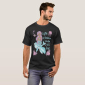 Mermaid  Under the Sea Cute Ocean Design T-shirt (Voorkant volledig)