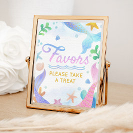 Mermaid Under The Sea Feestelijk Cadeau Poster