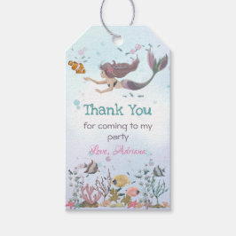 Mermaid under the Zee Bedankt Cadeaulabel