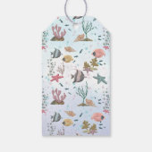 Mermaid under the Zee Bedankt Cadeaulabel (Achterkant)