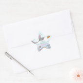 Mermaid under the Zee Bedankt Ster Sticker (Envelop)
