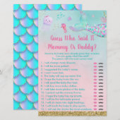 Mermaid under Zee, raad eens wie zei dat het speel (Voorkant / Achterkant)