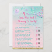 Mermaid under Zee, raad eens wie zei dat het speel Kaart (Voorkant)