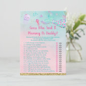 Mermaid under Zee, raad eens wie zei dat het speel Kaart (Staand voorkant)