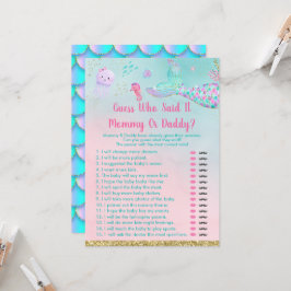 Mermaid under Zee, raad eens wie zei dat het speel Kaart