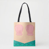 Mermaid Undersea Life Tote Bag (Voorkant)