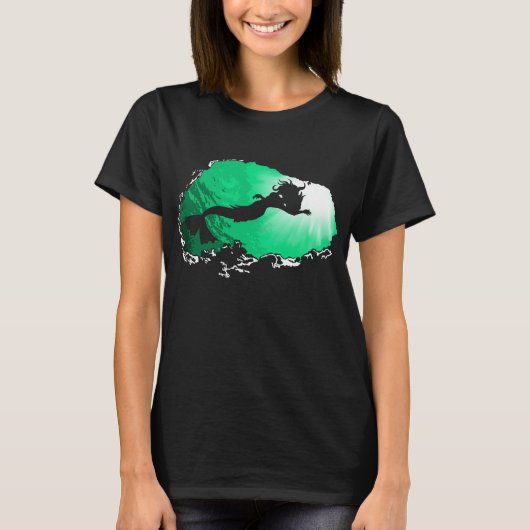 Mermaid Underwater T-shirt (Voorkant)