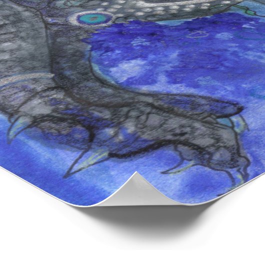 Mermaid Unicorn Dragon Elf Fairy Fantasy Magic Poster (Hoek)