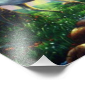 mermaid & unicorn foto afdruk (Hoek)