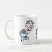Mermaid Unicorn Koffiemok (Links)