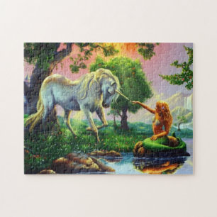 mermaid & unicorn legpuzzel