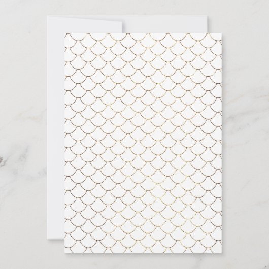 Mermaid Unicorn Pool Birthday Party Invitation Kaart (Achterkant)