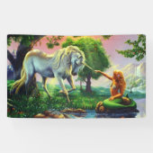 mermaid & unicorn spandoek (Horizontaal)