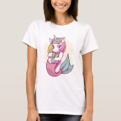 Mermaid Unicorn T-shirt (Voorkant)