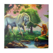 mermaid & unicorn tegeltje (Voorkant)