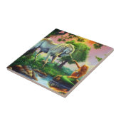 mermaid & unicorn tegeltje (Zijkant)