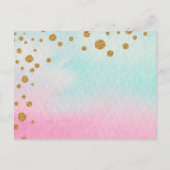 Mermaid Valentijns Classroom Kaart briefkaart (Achterkant)