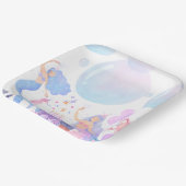 Mermaid Verjaardag Papieren Bordje (Gebogen)