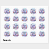 Mermaid Verjaardagsfeestje Sticker Armiry 6e Verja (Vel)