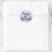 Mermaid Verjaardagsfeestje Sticker Armiry 6e Verja (Tas)