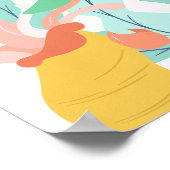 Mermaid Verjaardagsfeestje Welkomstbord Poster (Hoek)