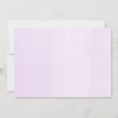 Mermaid verjaardagsroze paarse blauwgroen glitter  kaart (Achterkant)