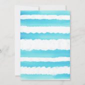 Mermaid verjaardagsuitnodigingen voor meisjes kaart (Achterkant)