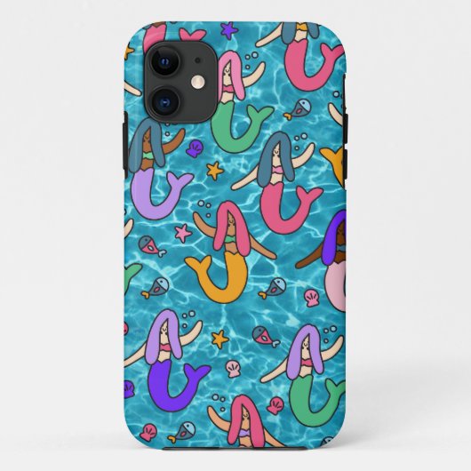 Mermaid vrienden Case-Mate iPhone case (Achterkant)