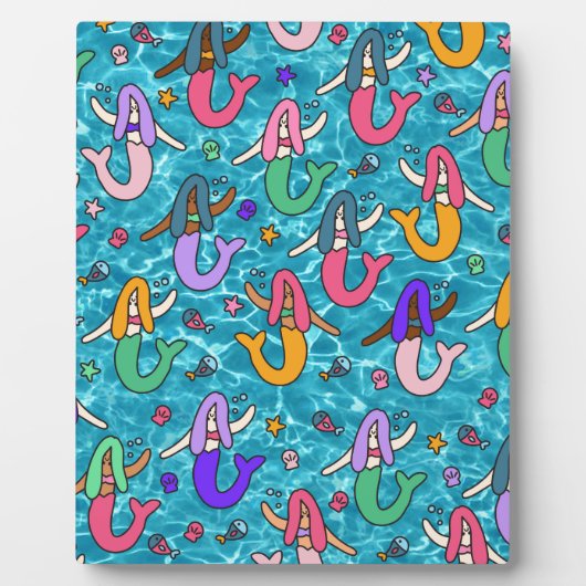 Mermaid vrienden fotoplaat (Voorkant)