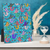 Mermaid vrienden fotoplaat (Zijkant)