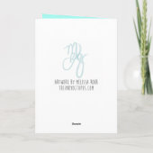 Mermaid Vrijgezellenfeest Card Kaart (Achterkant)