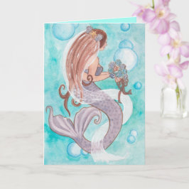 Mermaid Vrijgezellenfeest Card Kaart