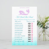 Mermaid Vrijgezellenfeest Game zei dat ze zei: (Staand voorkant)