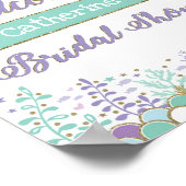 Mermaid Vrijgezellenfeest Welcome Sign Zee Beach O Poster (Hoek)