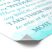 Mermaid Vrijgezellenfeest Zeg geen bruid bruiloft  Poster (Hoek)