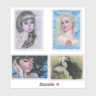 Mermaid vynil snijdt stickers uit