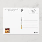 Mermaid wacht op haar kroon briefkaart (Achterkant)