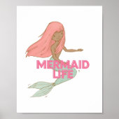 Mermaid Wall Art Poster (Voorkant)