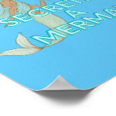 Mermaid Wall Art Poster (Hoek)