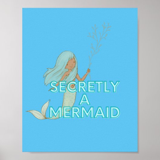 Mermaid Wall Art Poster (Voorkant)