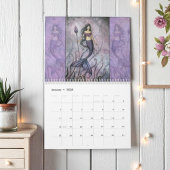 Mermaid Wall Calendar beroemd gemaakt door Molly H Kalender