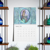 Mermaid Wall Calendar beroemd gemaakt door Molly H Kalender