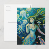  Mermaid Wall Decor Mermaids Zee Nymph Briefkaart (Voorkant / Achterkant)
