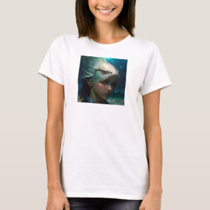 Mermaid Warrior beroemd gemaakt door Juan Cabana 2 T-shirt