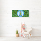 Mermaid Warrior Green Scales Banner (Insitu)