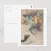 Mermaid Warwick Goble Briefkaart (Voorkant / Achterkant)