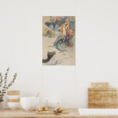 Mermaid Warwick Goble (Engels, klein) Poster (Keuken)