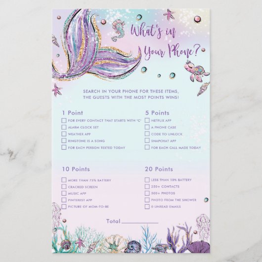 Mermaid Wat in Uw Activiteit van de Shower van het (Voorkant)