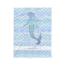 Mermaid Waterverf Blue Fish Scale Pattern Name